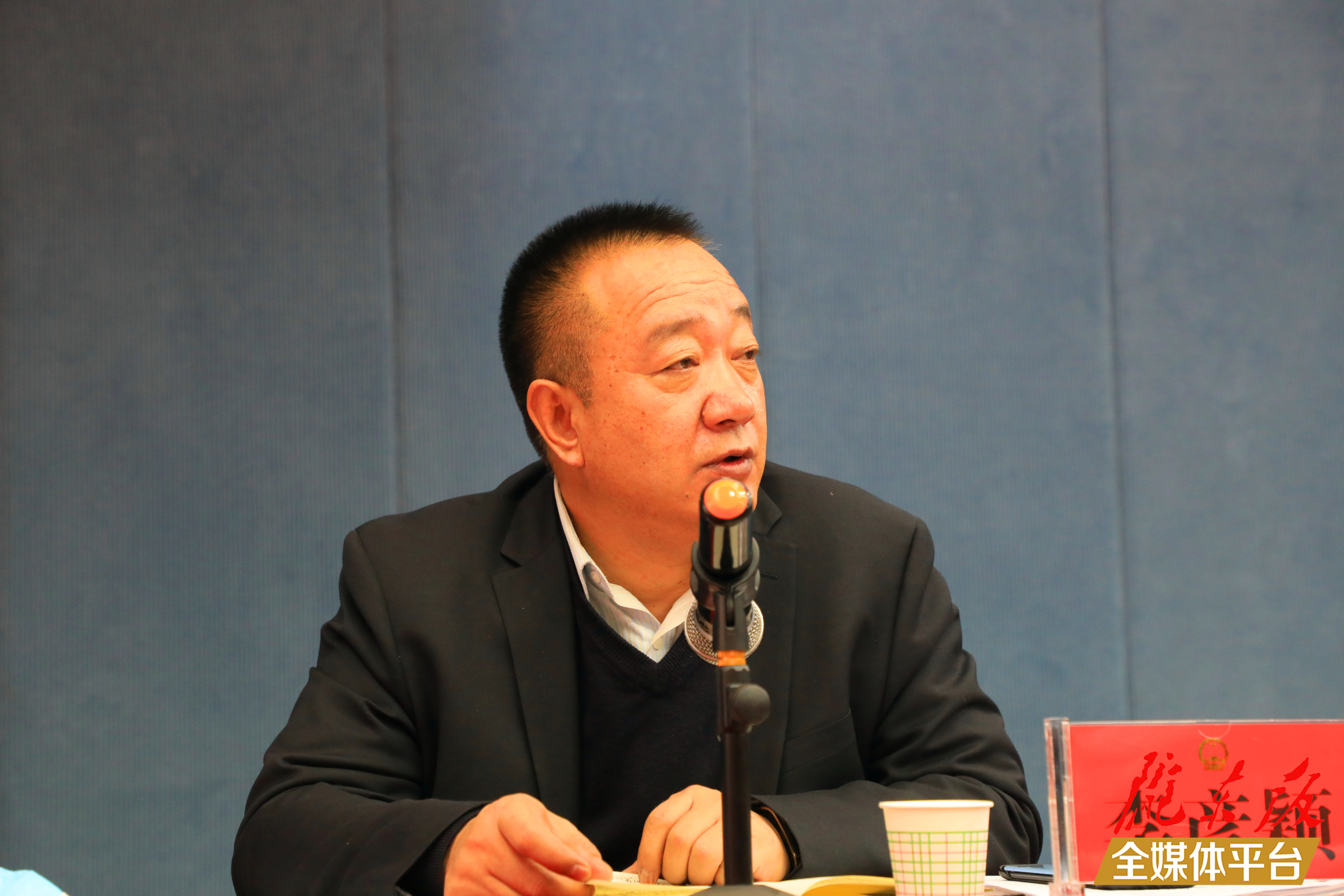 人大代表李彥穎參加分組審議時發(fā)言。