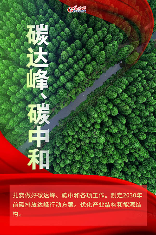 海報| 2021年政府工作報告，提到這些生態(tài)環(huán)保關(guān)鍵詞