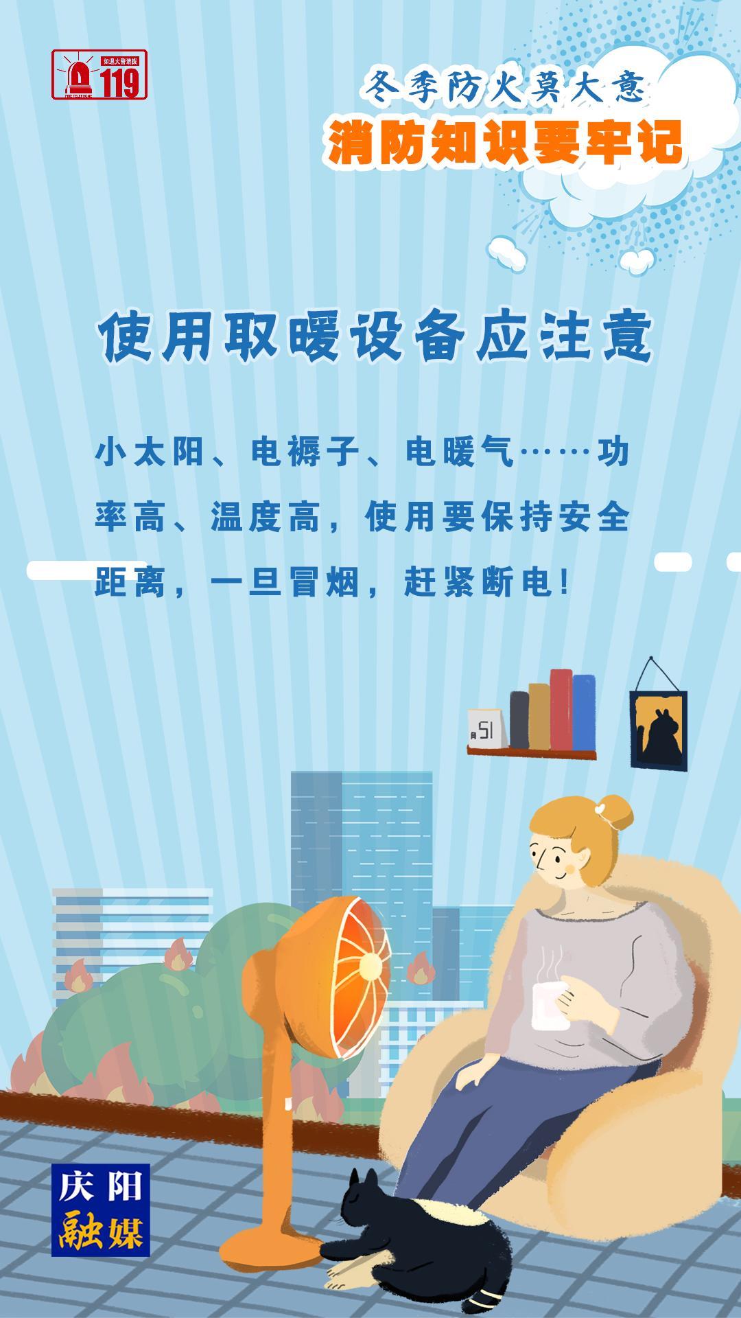 【微海報(bào)】冬季防火莫大意，使用取暖設(shè)備應(yīng)注意！