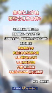 充電寶上高鐵要符合哪些條件？看這里→