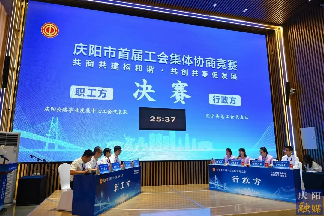正寧縣總工會代表隊榮獲一等獎！慶陽市首屆工會集體協(xié)商競賽圓滿落幕