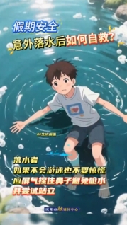 假期安全｜意外落水后如何自救？